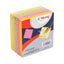 cube en couleur fluo 7.6*7.6cm 5 couleurs 400 Feuilles
