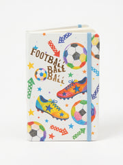 NoteBook scolaire A5 200p a fermeture elastique - Thème Football et Sport pour Garçon