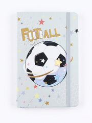 NoteBook scolaire A5 200p a fermeture elastique - Thème Football et Sport pour Garçon