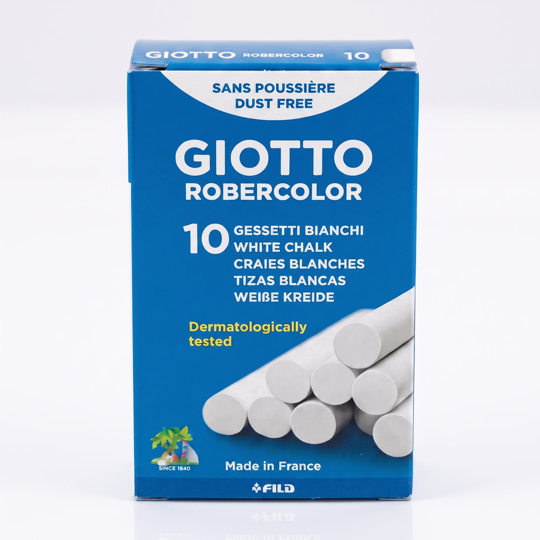Craie blanche Giotto Robercolor - Boîte de 10 Pièces Image principale du produit