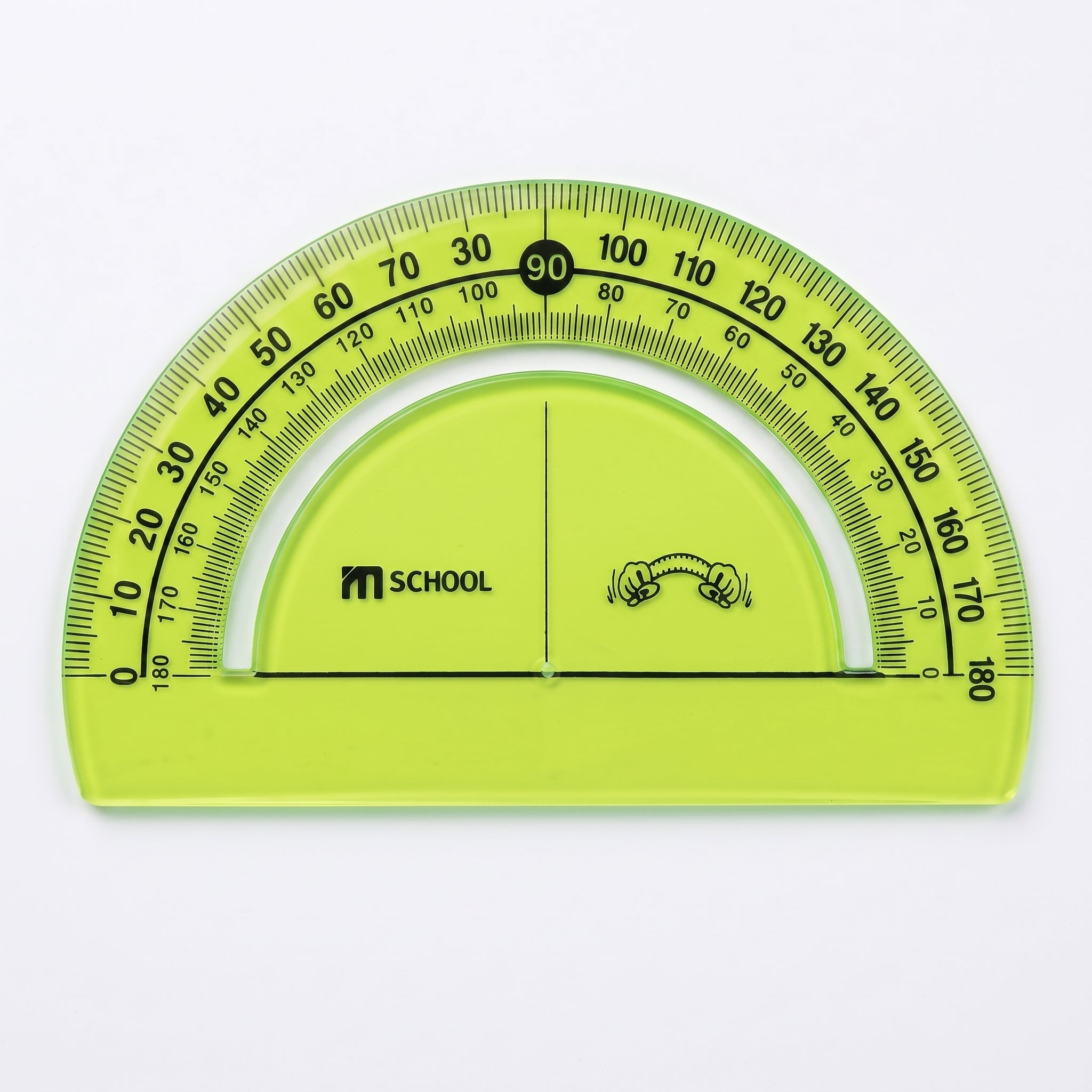 Rapporteur 180 flexible M.School  - Outil de Géométrie Incassable Image principale du produit