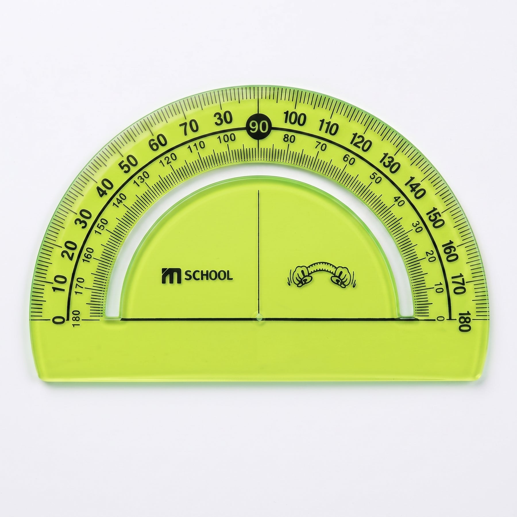 Rapporteur 180 flexible M.School  - Outil de Géométrie Incassable