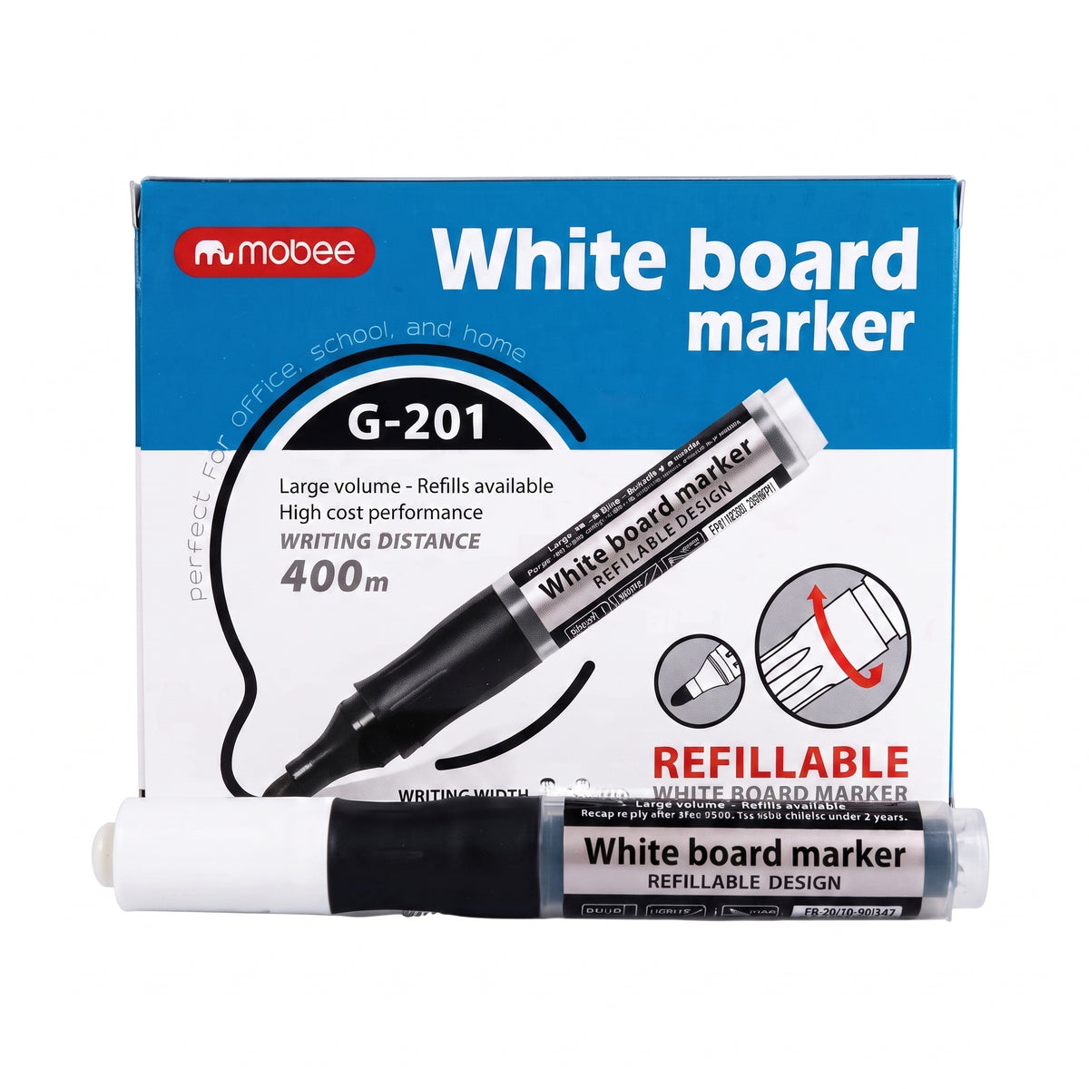 Marqueur tableau blanc rechargeable Gxin