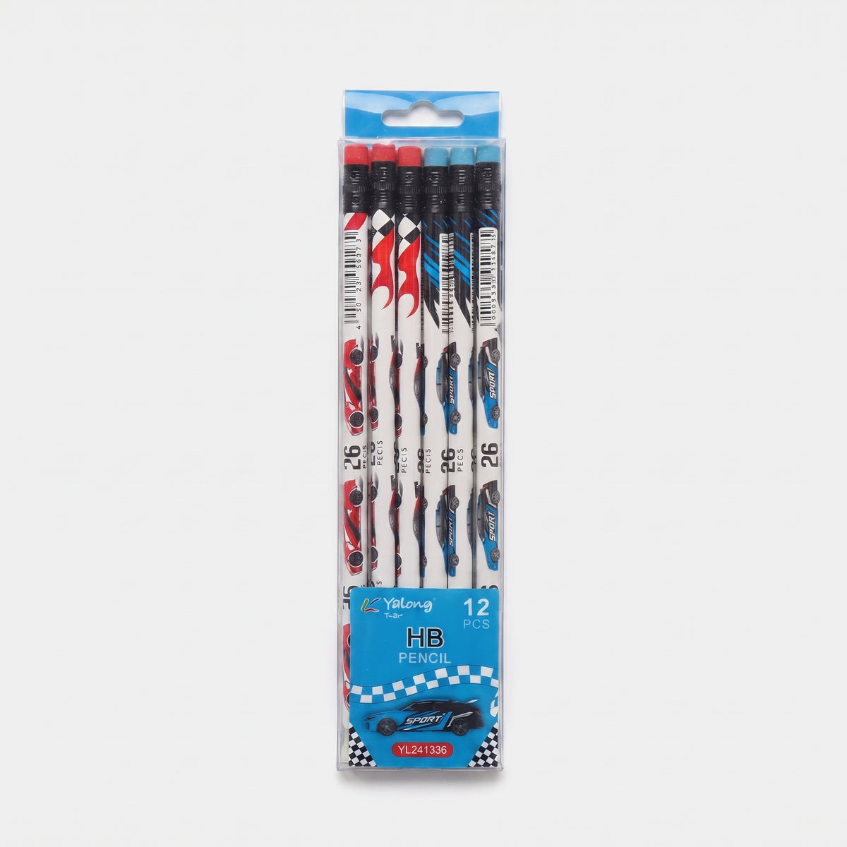 Crayon à papier HB noir Yalong (Lot de 12) - Design Noir Intense et Chic Image principale du produit