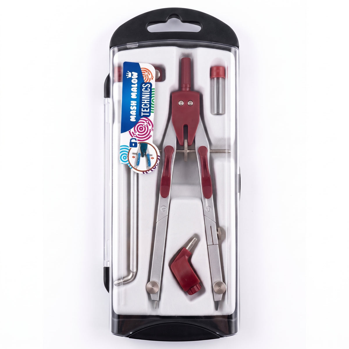Coffret compas technique précision - Avec Rallonge et Accessoires