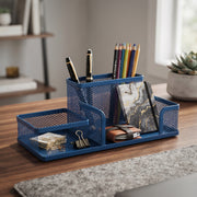 TOPKALL Porte-Accessoires de Bureau en Métal – Rangement Design et Robuste