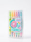 Surligneur double pointe Dreamy Colors – Lot de 6x6 Fluos