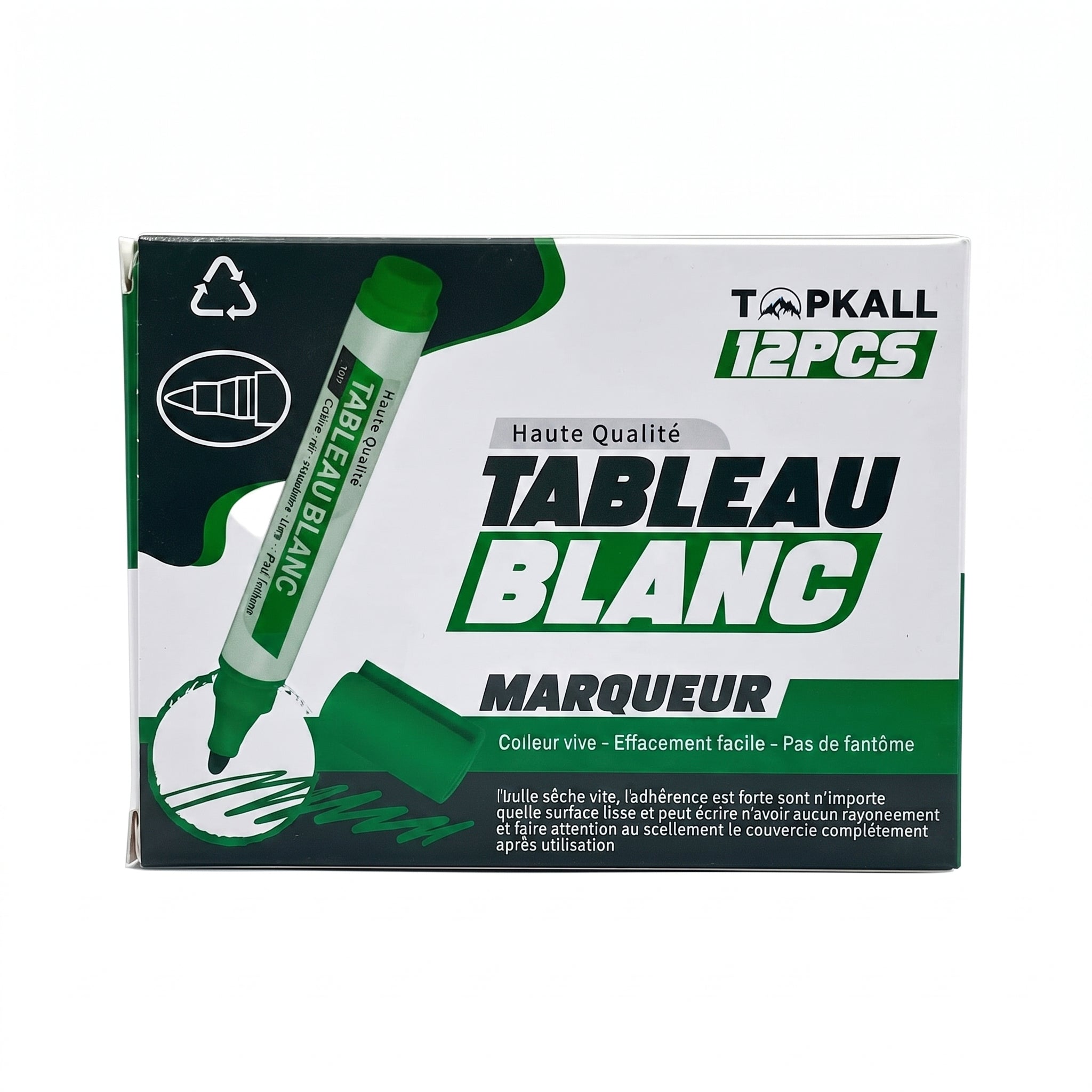 Marqueur tableau blanc Topkall Effaçable