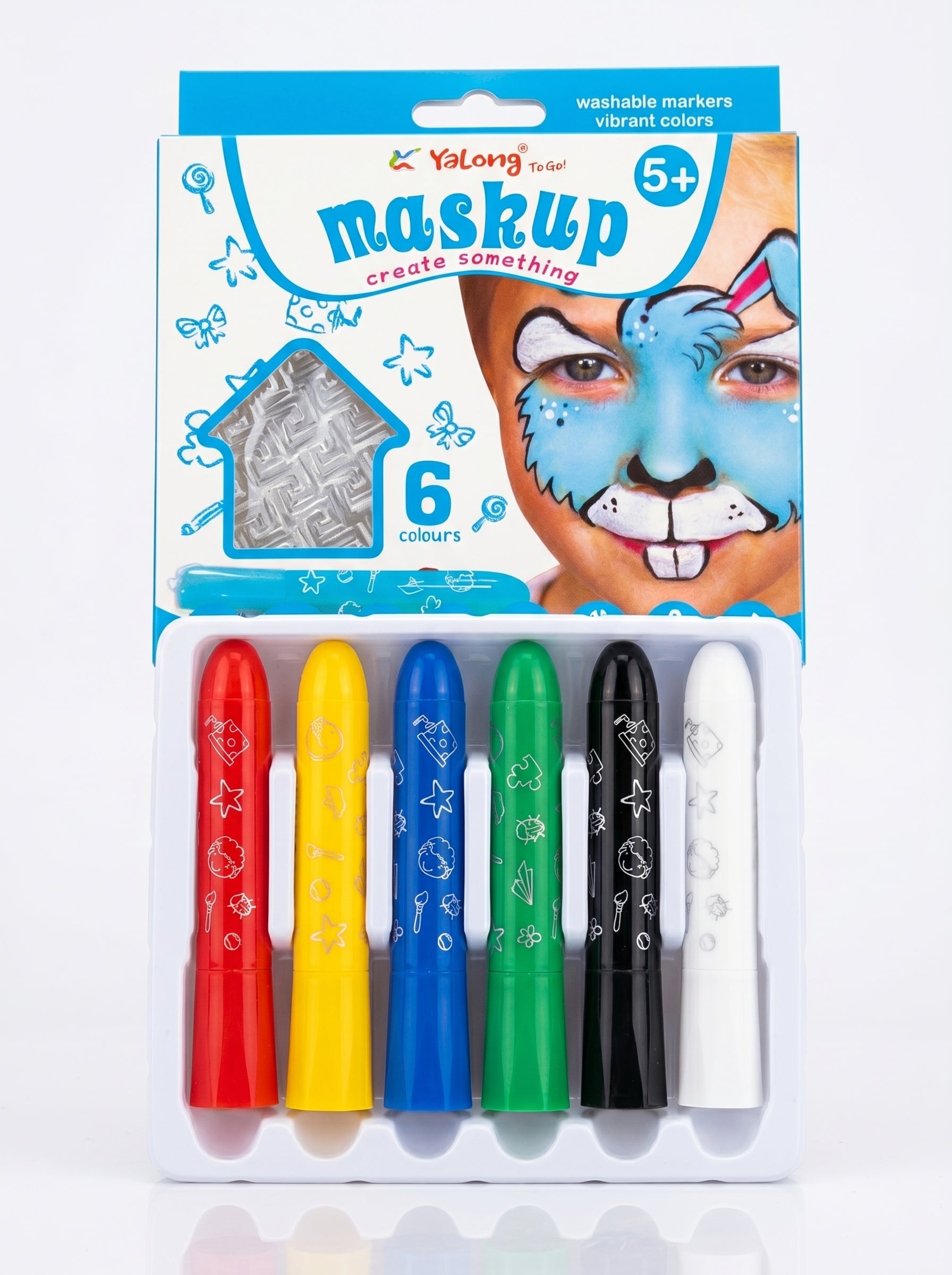 Détail de la pointe des crayons Yalong adaptés au coloriage enfant et matériel scolaire.