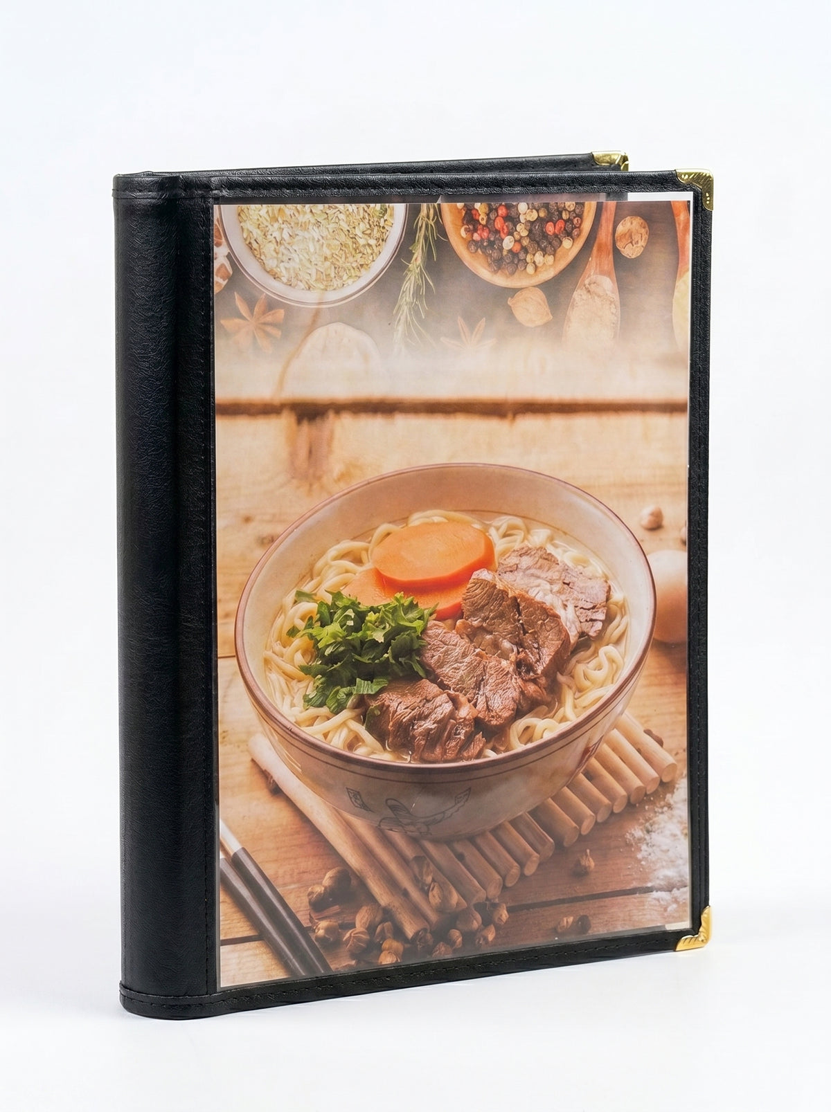 Porte menu en plastique A4 10pockets (10 Pochettes / 20 Vues) - Qualité Pro