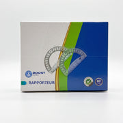 Rapporteur 180 degrés Transparent Cristal - Boost School