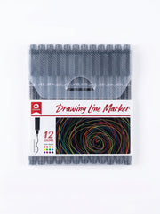 Stylos Feutres Pointe Fine Drawing Line Mobee (12 pcs)