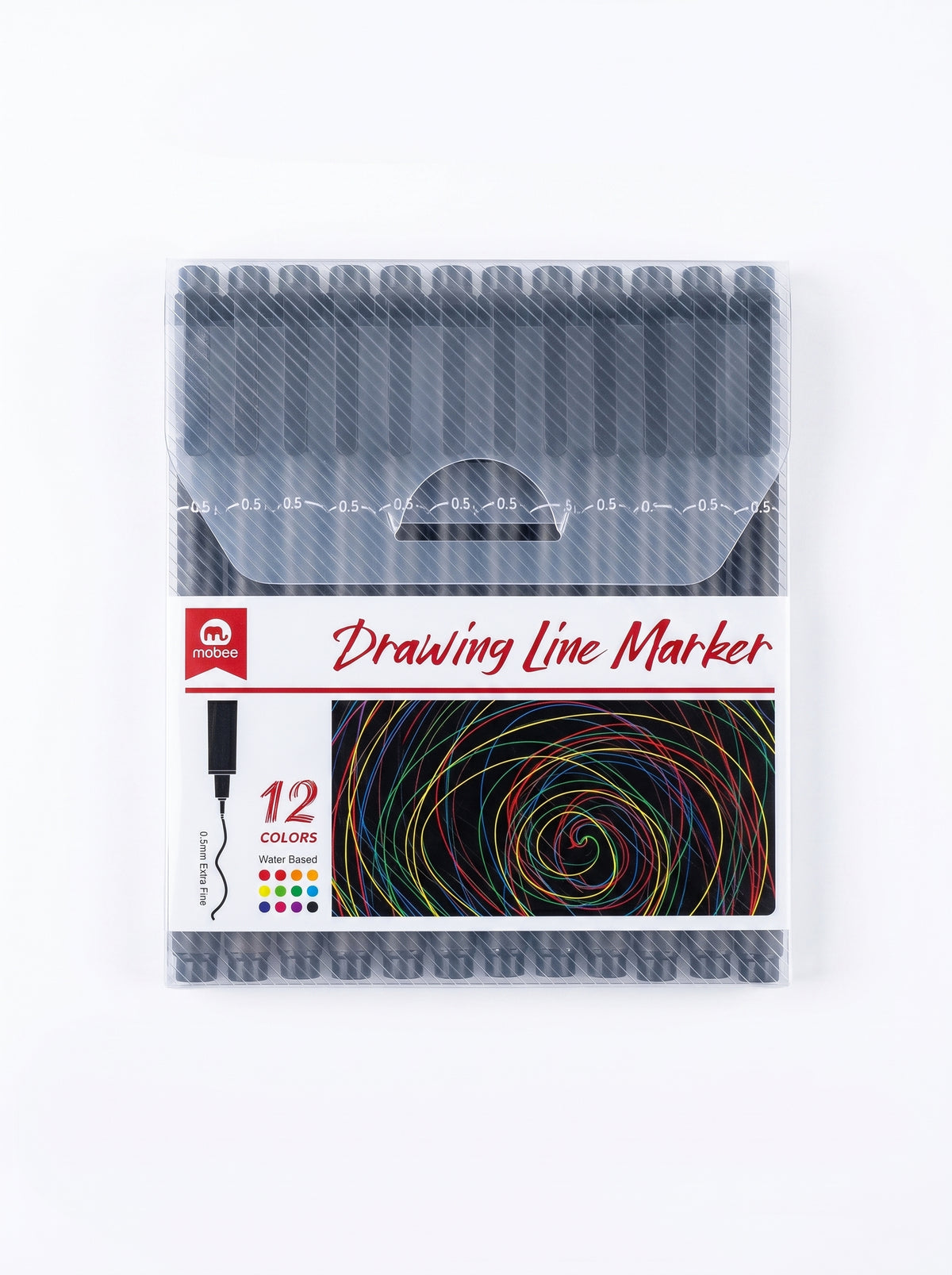 Stylos Feutres Pointe Fine Drawing Line Mobee (12 pcs)
