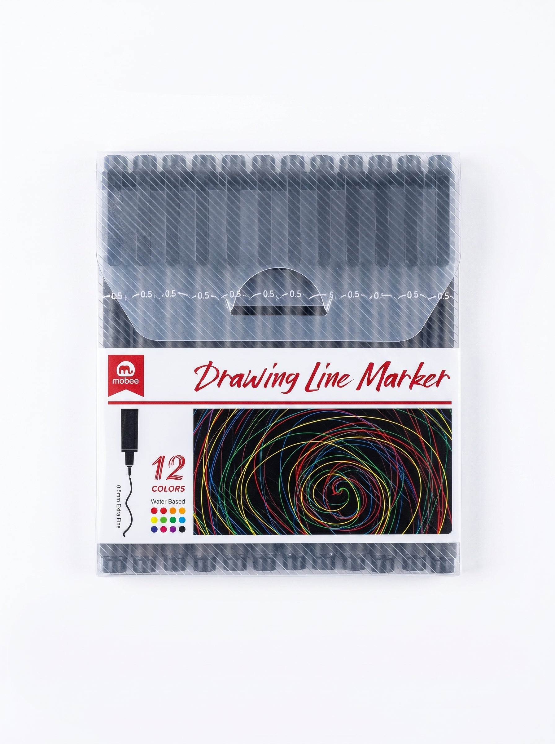 Stylos Feutres Pointe Fine Drawing Line Mobee (12 pcs)