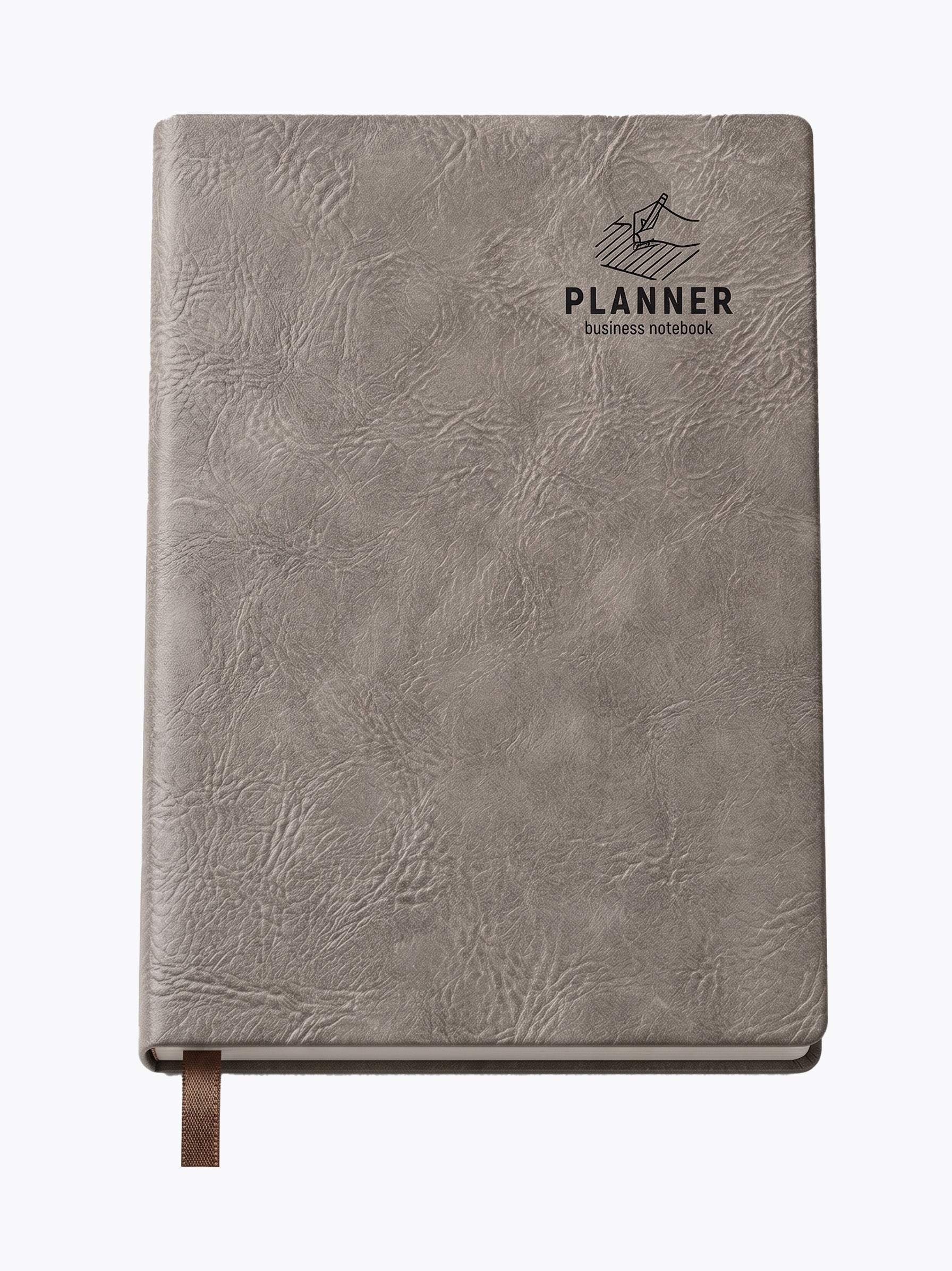 Notebook Business A5 Flexible : Noir & Marron