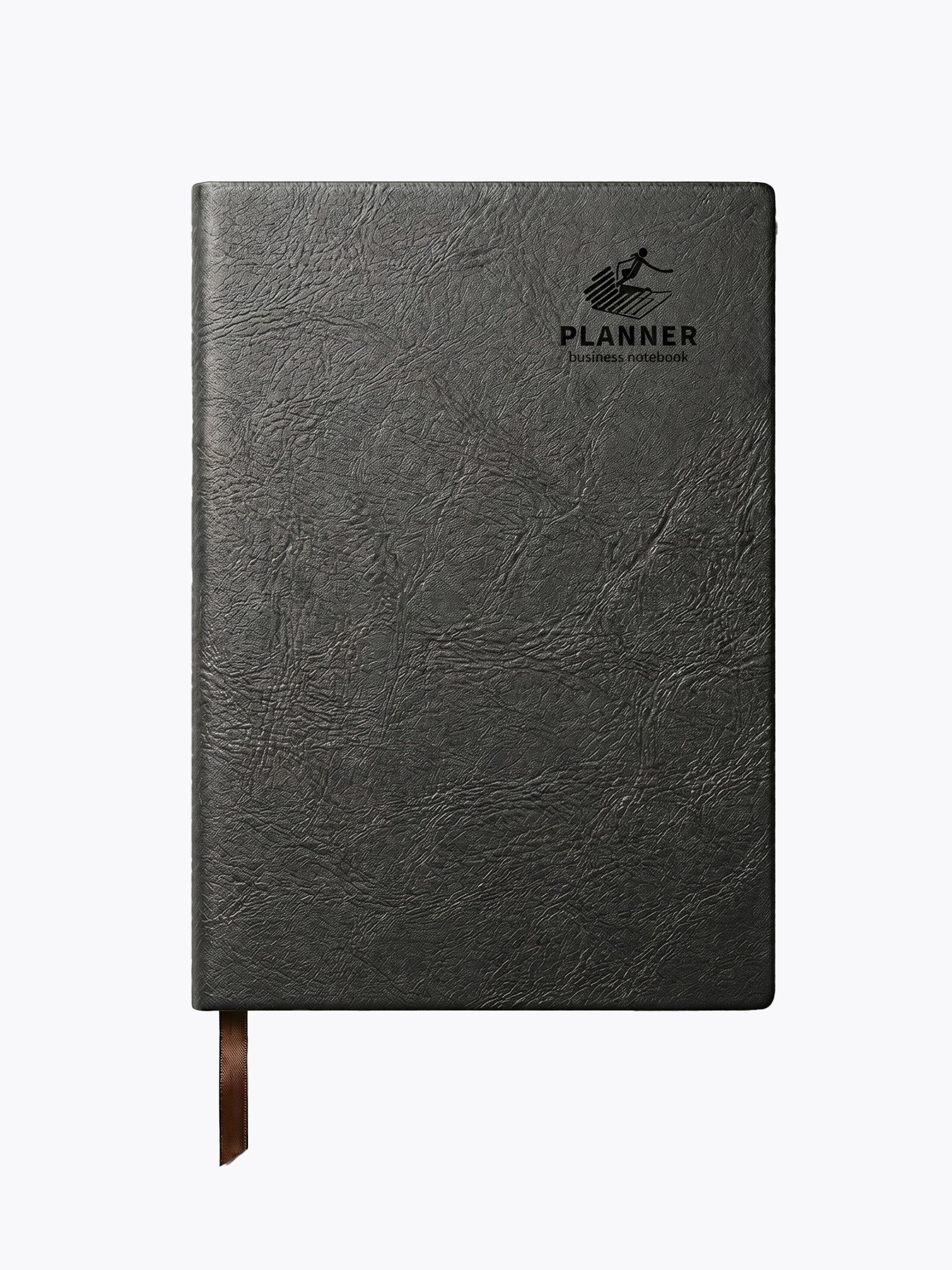 Notebook Business A5 Flexible : Noir & Marron