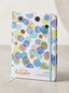 notebook A6 200p a fermeture elastique - Motif Pois Pastel et Dorure