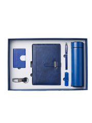 Coffret Notebook A5 , Stylo, bouteille isotherme, Clé USB & Porte-Clé