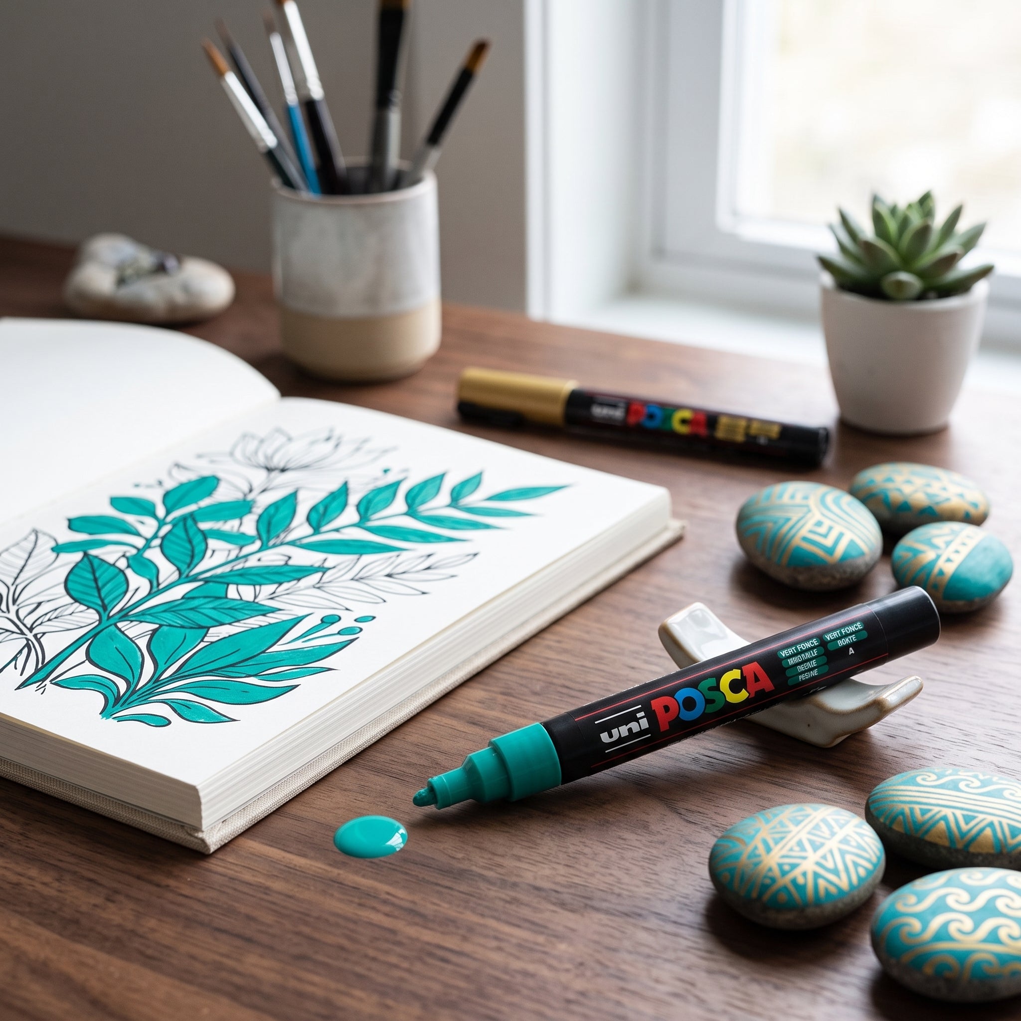 Marqueur Posca PC-1M - Pointe Extra-Fine 0.7mm | Peinture à l'Eau