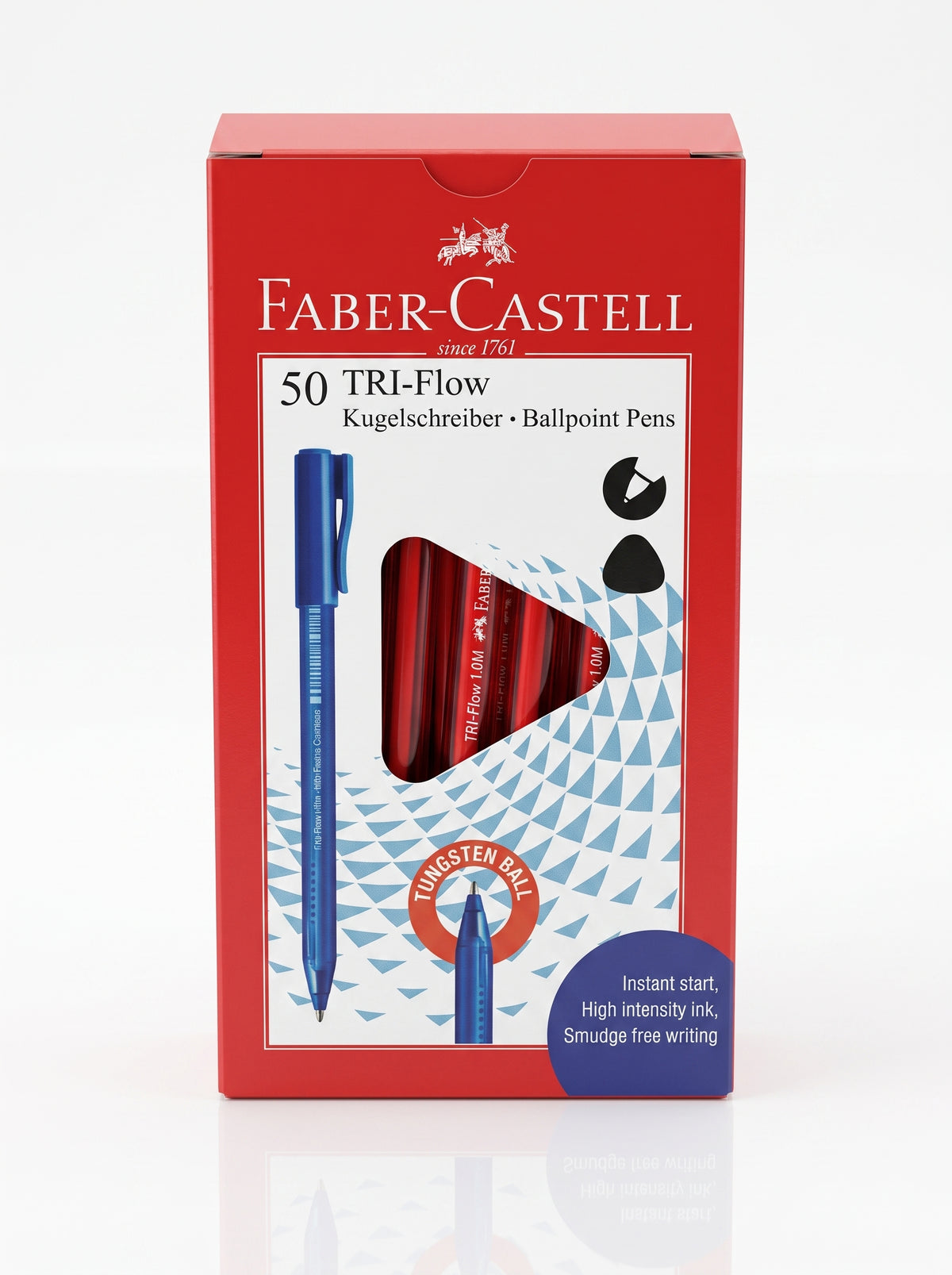 Stylo Faber-Castell Fifty Tri-Flow : Écriture fluide 1.0 mm