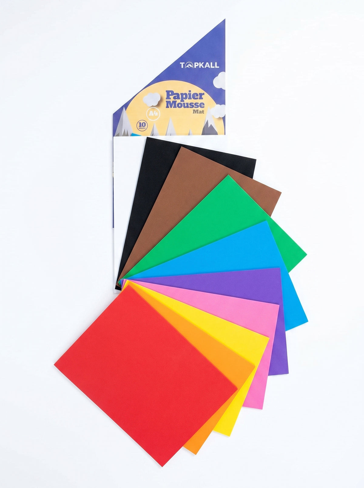 Papier Mousse en Couleur (Feuille EVA) – Idéal pour Bricolage et Loisirs Créatifs