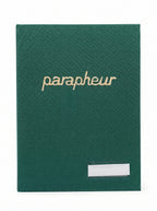 Parapheur de Signature 12 Volets En Noir Et Vert – Porte-Documents Administratif Premium