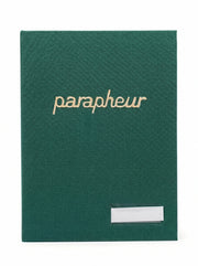 Parapheur de Signature 12 Volets En Noir Et Vert – Porte-Documents Administratif Premium