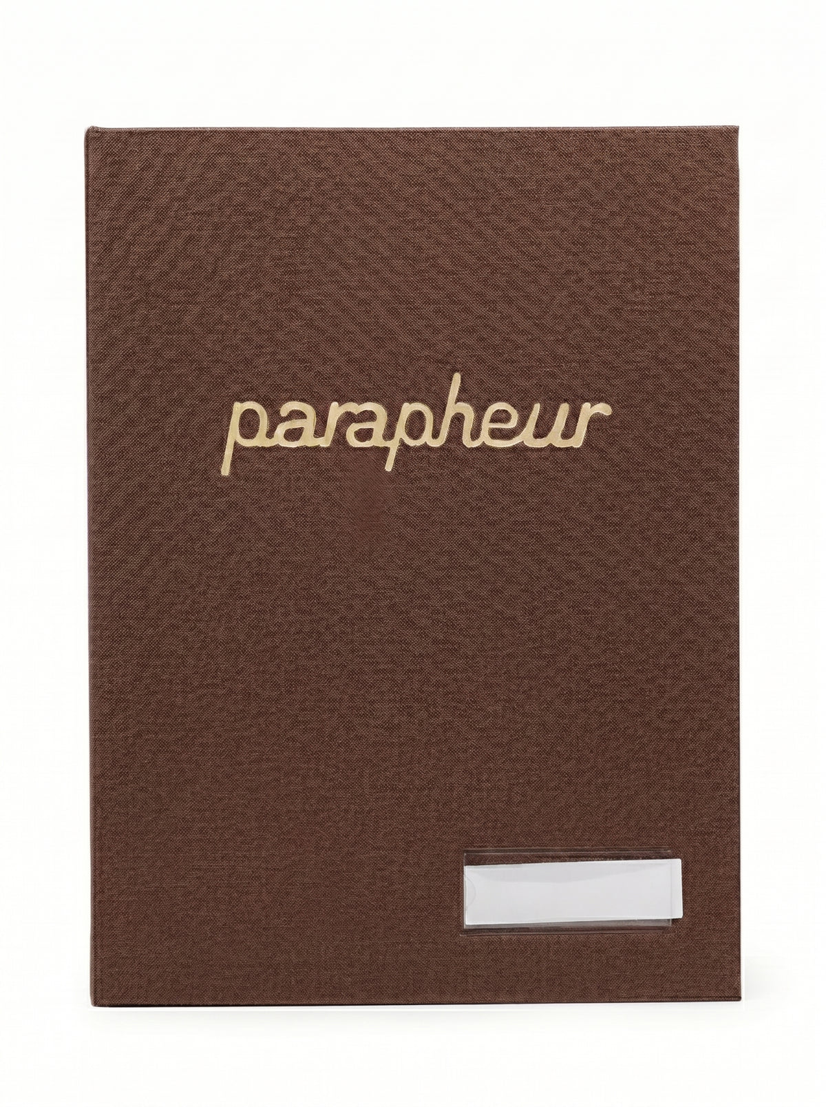 Parapheur de Signature 10 Volets  En Marron Et Gris – Porte-Documents Administratif Premium