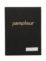 Parapheur de Signature 12 Volets En Noir Et Vert – Porte-Documents Administratif Premium