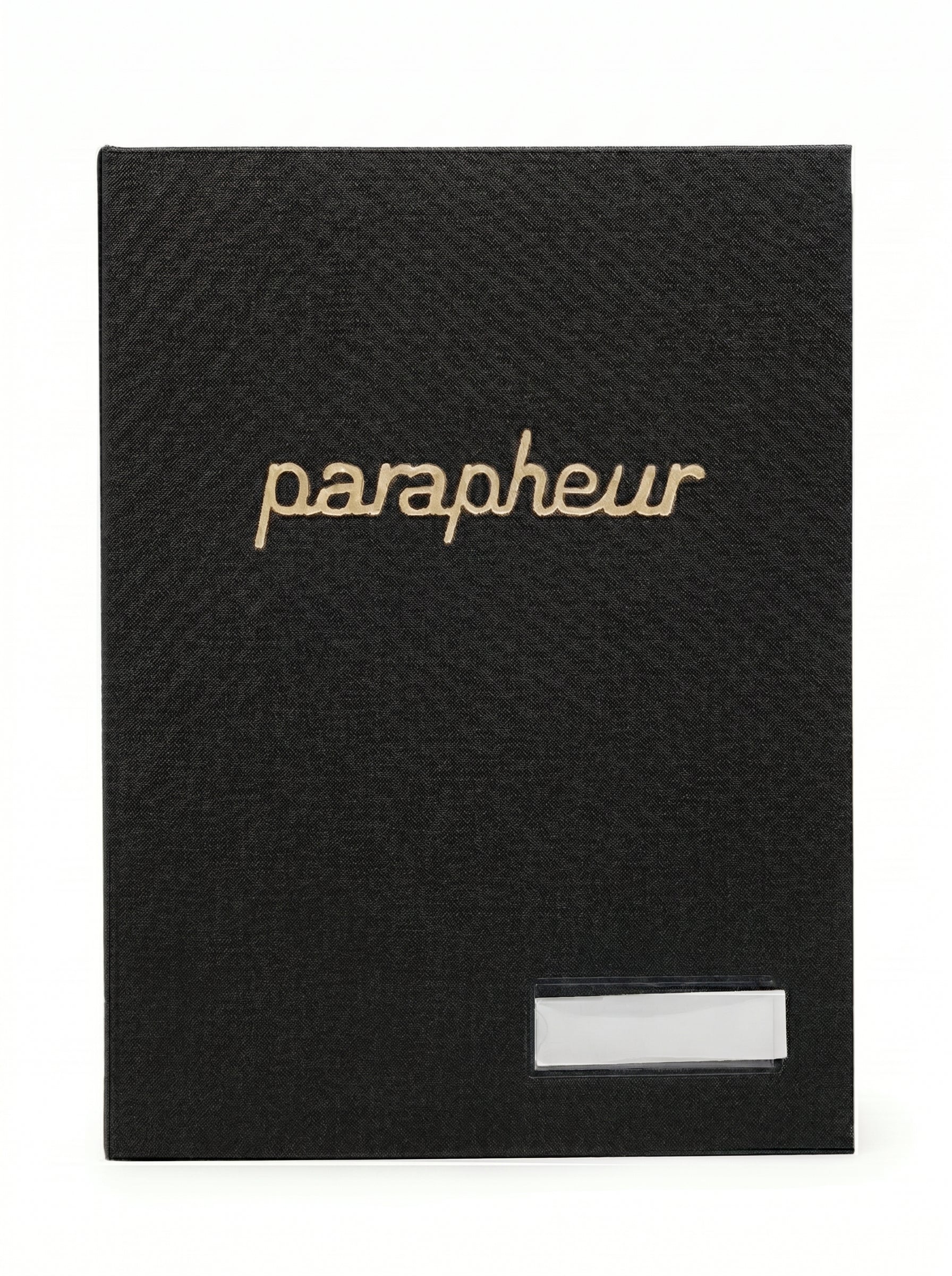 Parapheur de Signature 12 Volets En Noir Et Vert – Porte-Documents Administratif Premium