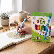 Feutres pointe pinceau - Set de 12 Couleurs (Brush Pen)