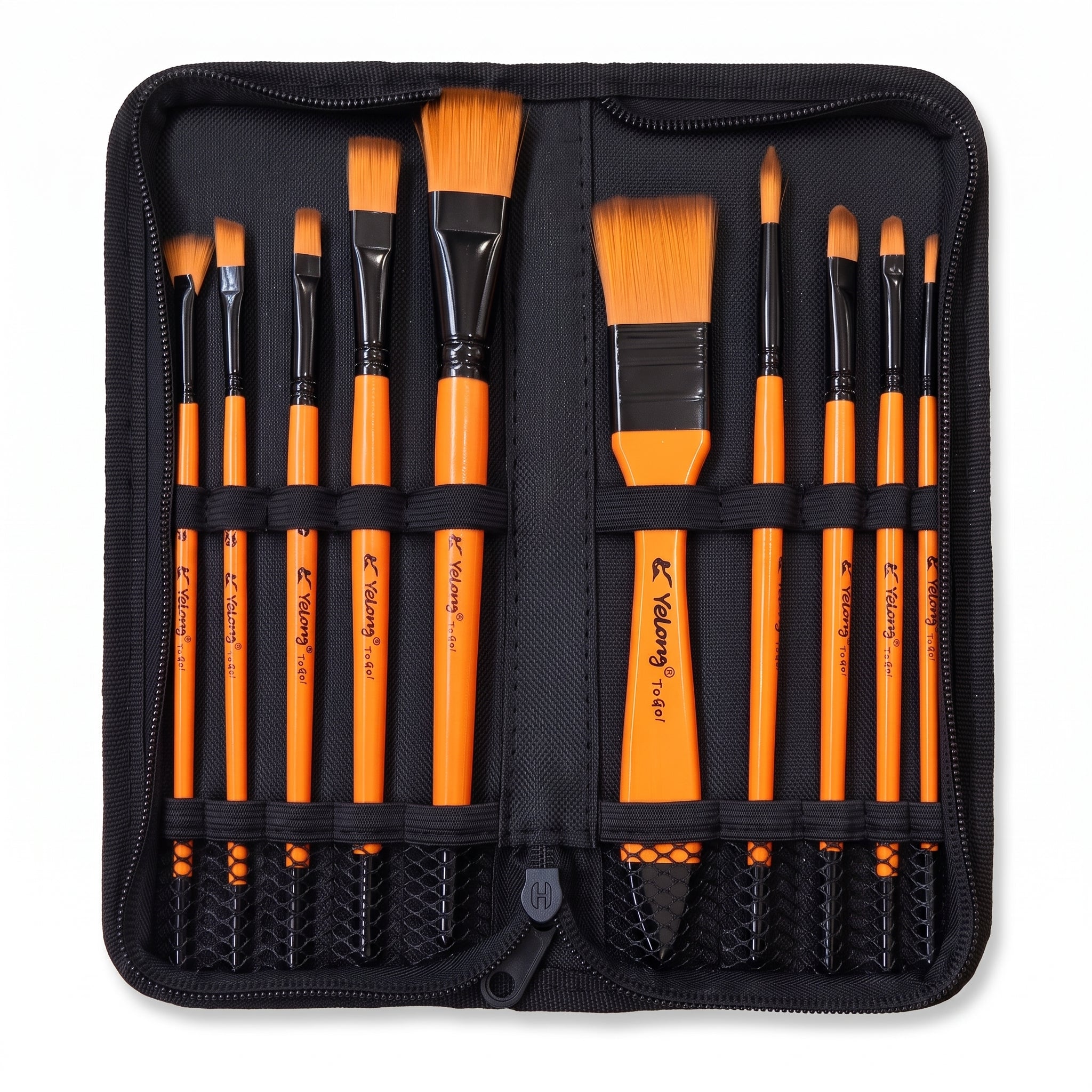 Set de 10 pinceaux Yalong : Kit de Pinceaux Classiques Image principale du produit