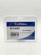 Badge Professionnel en Plastique 54*85mm-TOPKALL