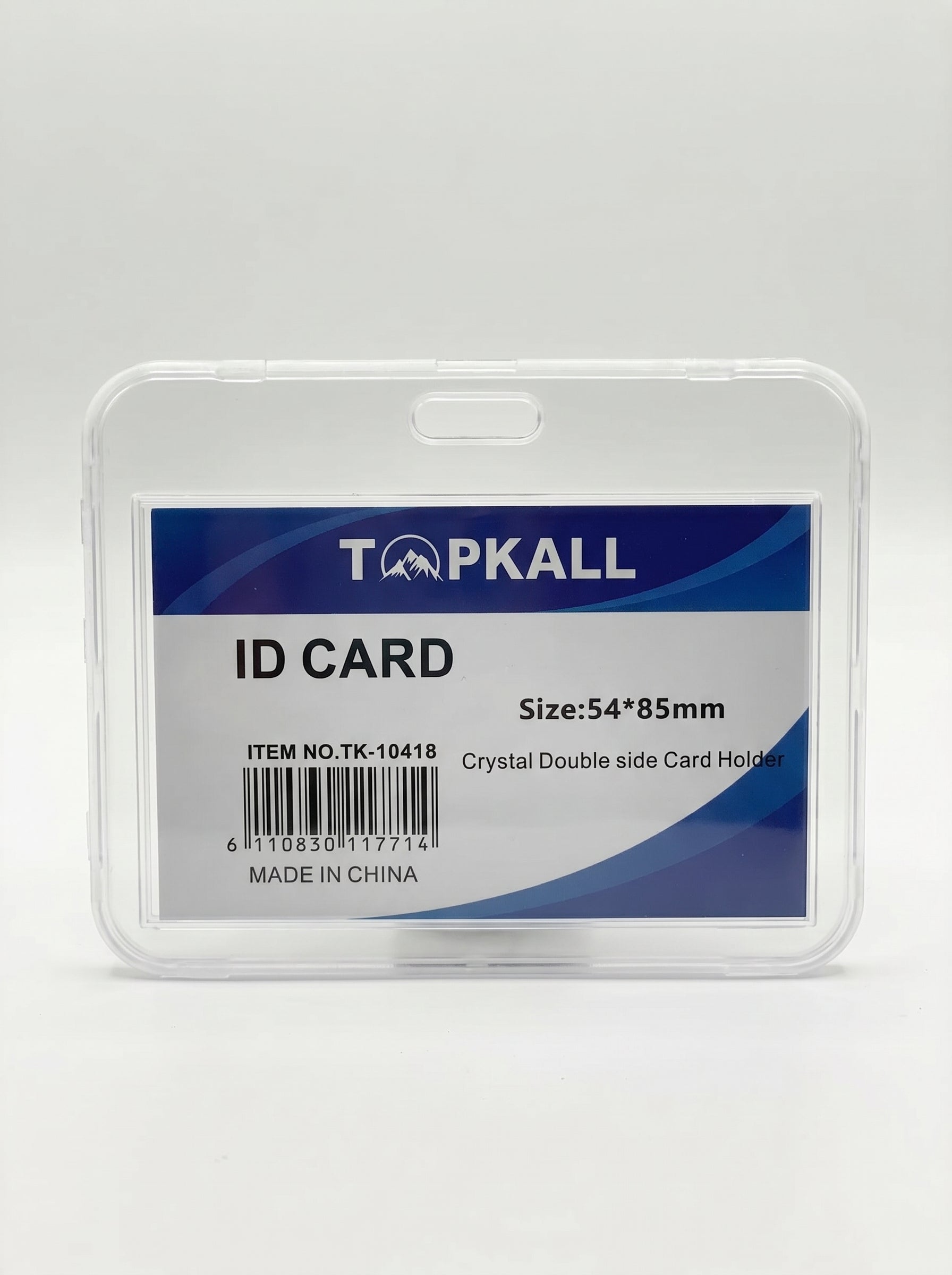 Badge Professionnel en Plastique 54*85mm-TOPKALL