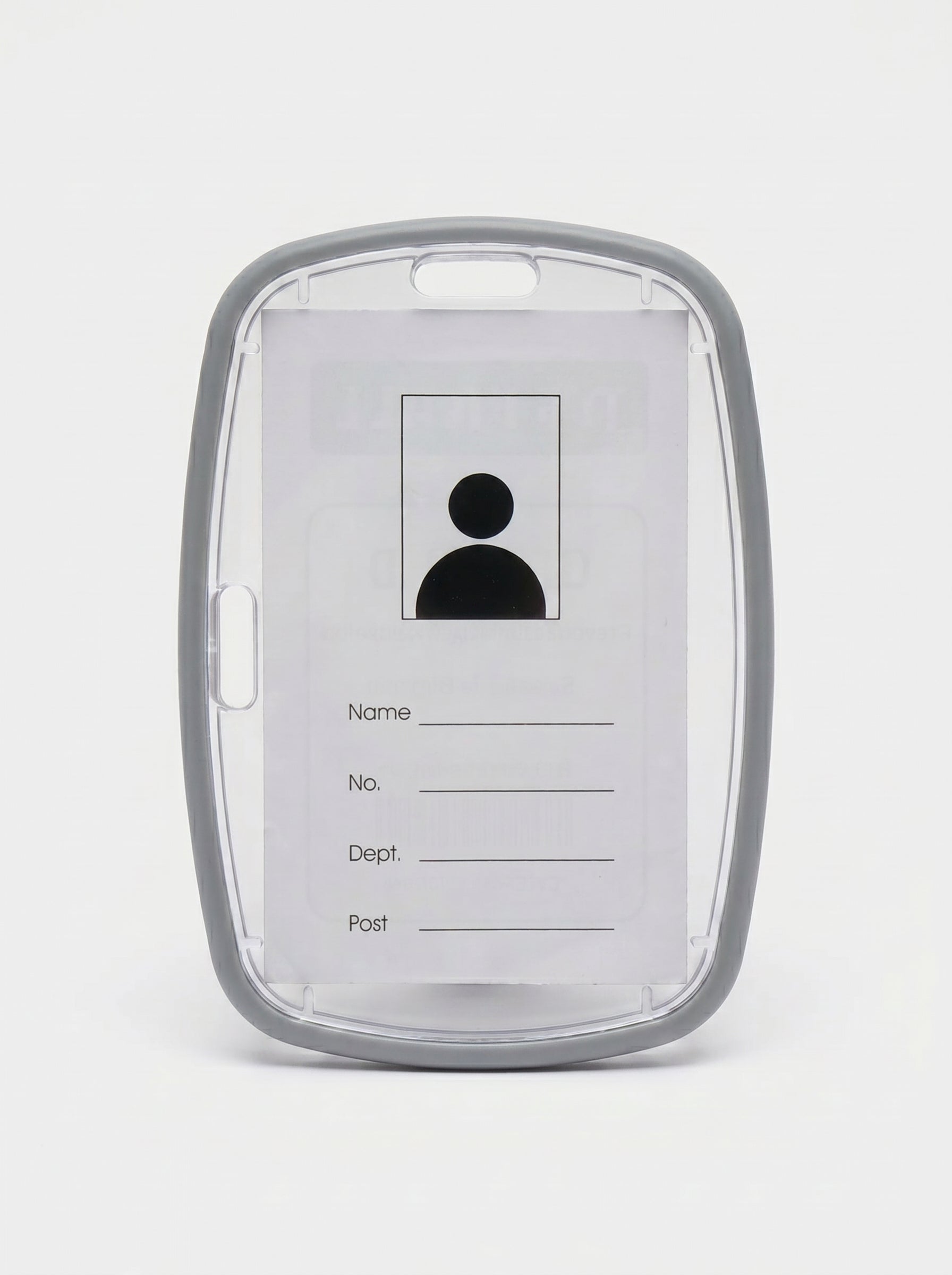 Porte-Badge en Plastique Transparent 54x85mm Image secondaire du produit
