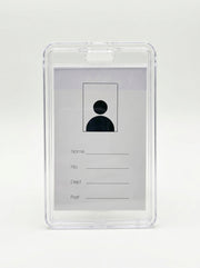 Badge en Plastique Rigide 10.5 x 6.3 cm – Format Standard Horizontal