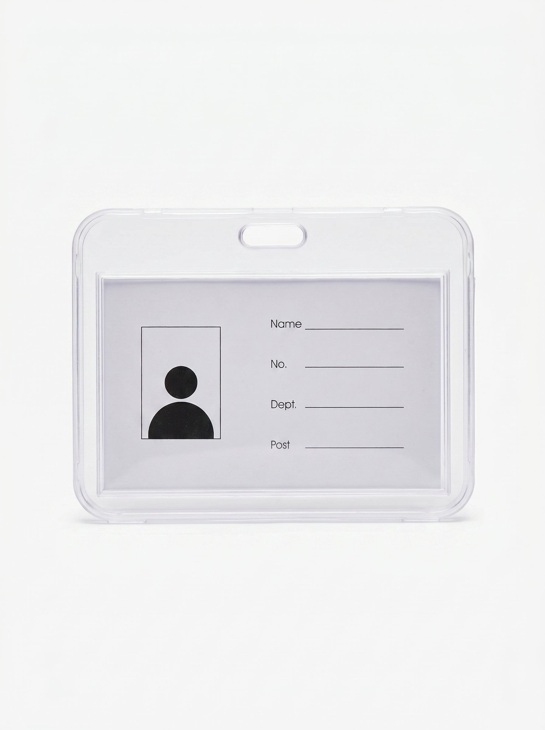 Badge Professionnel en Plastique 54*85mm-TOPKALL Image principale du produit