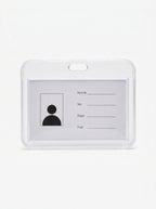 Badge Professionnel en Plastique 54*85mm-TOPKALL