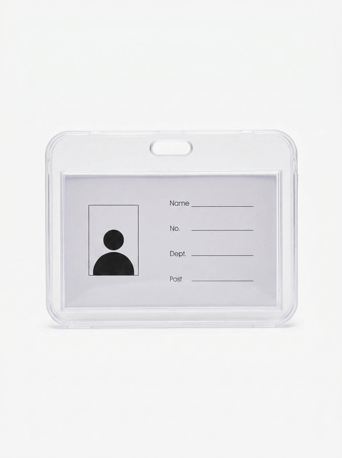Badge Professionnel en Plastique 54*85mm-TOPKALL