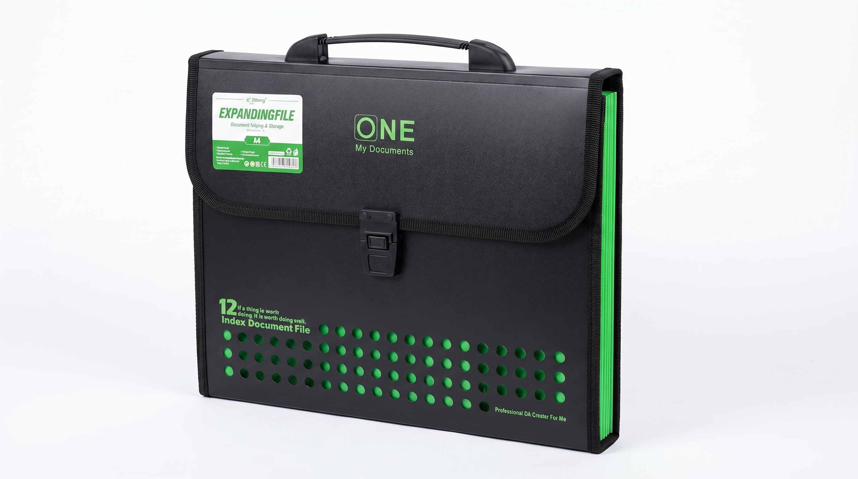 Porte Classe Dossier A4 13pockets - Trieur Accordéon Extensible Image secondaire du produit