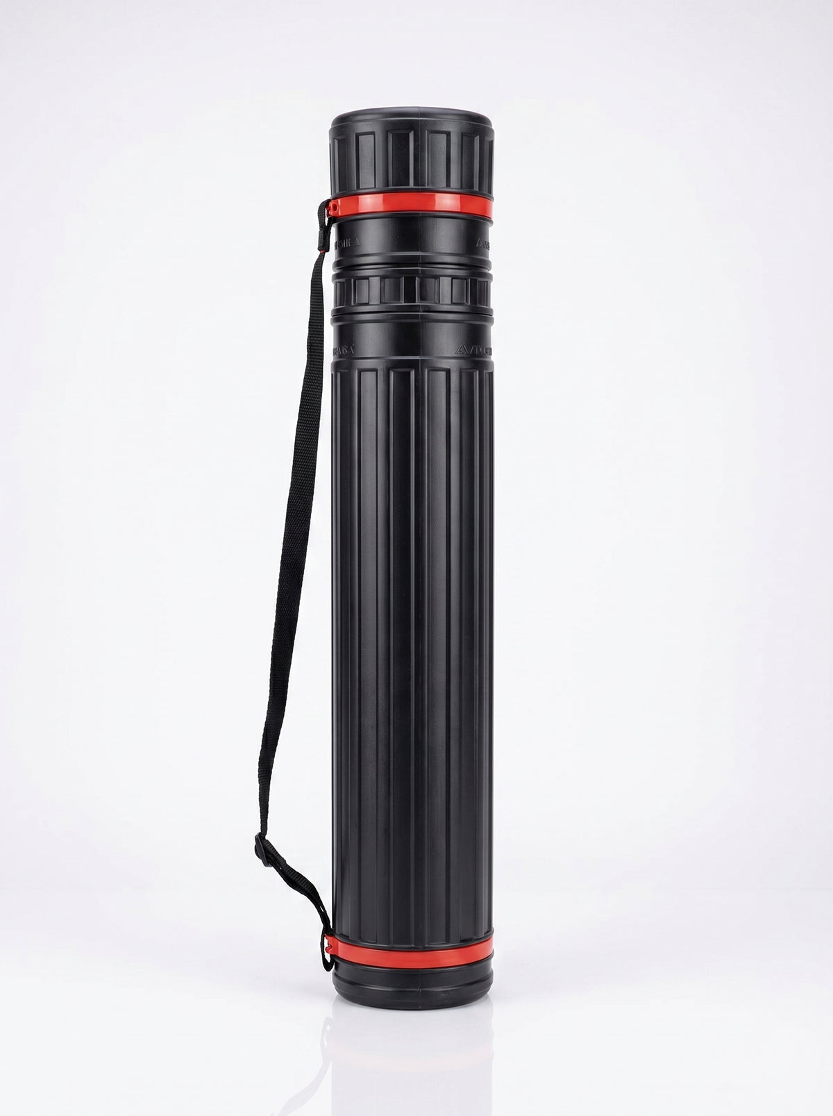 Porte plan tube noir en plastique - En Noir - TOPKALL (8*64cm)
