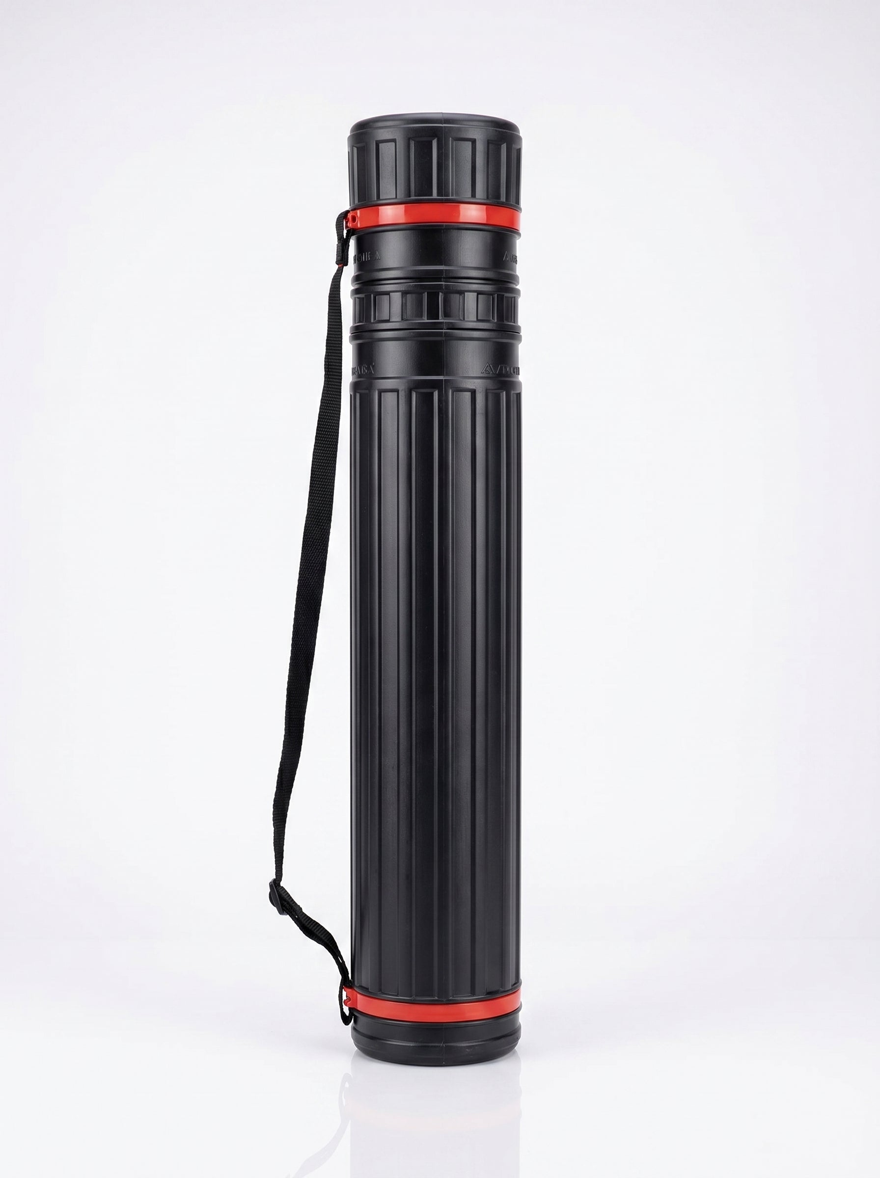 Porte plan tube noir en plastique - En Noir - TOPKALL (8*64cm)