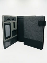 Cartable Portfolio Professionnel avec Bloc-Notes | Porte-Documents A4