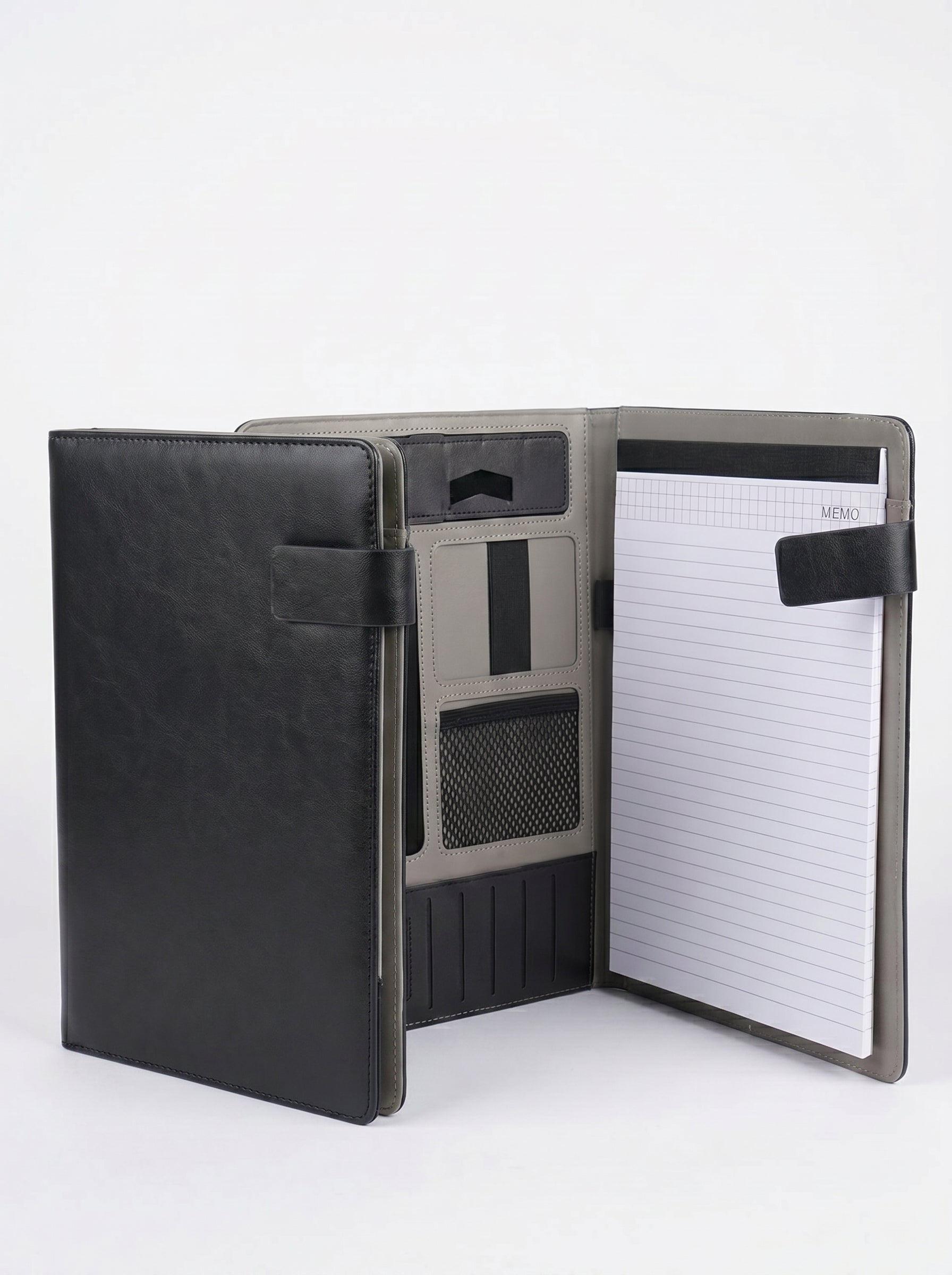 Cartable Portfolio A4 | Porte-Documents Professionnel avec Bloc-Notes