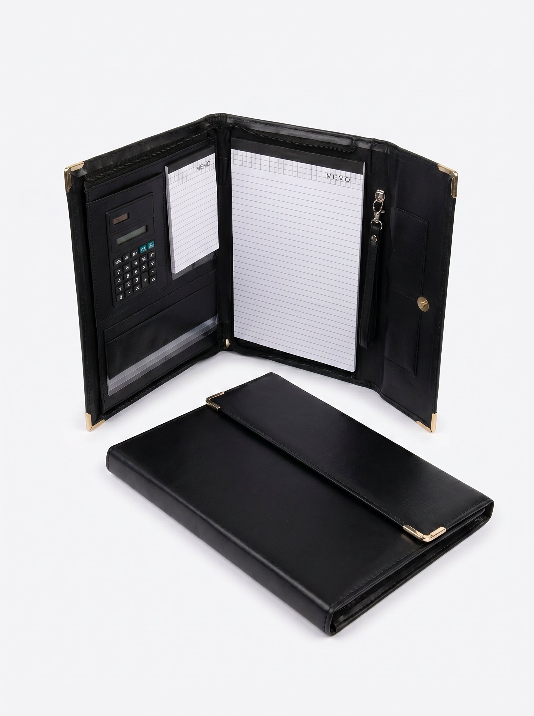 Porte-documents Portfolio A4 + Bloc + Calculatrice