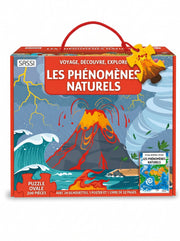 Puzzle Éducatif Phénomènes Naturels (200 Pièces) & Coffret Jeux de Cartes