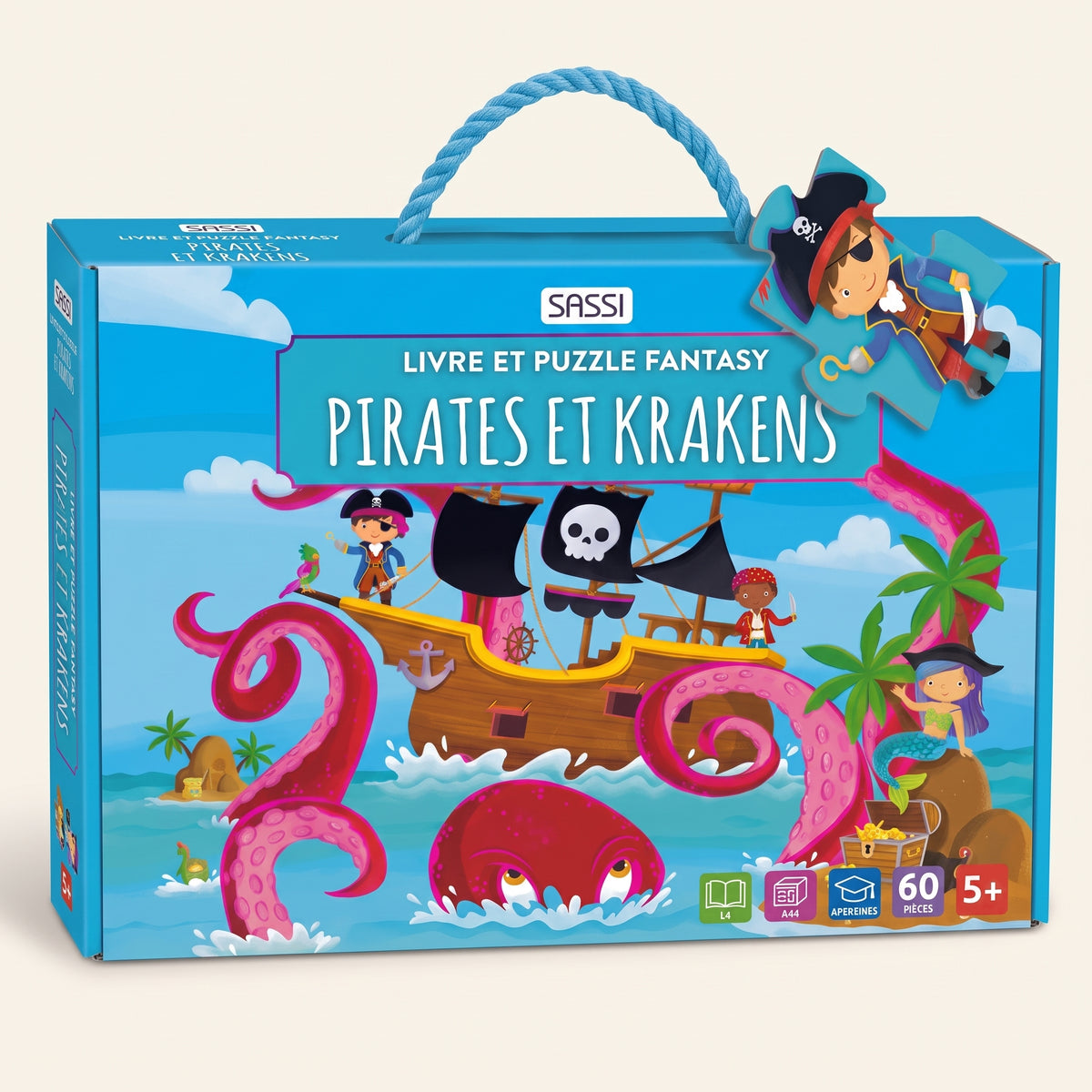 Coffret Livre et Puzzle Fantasy – Jeu Éducatif Enfant