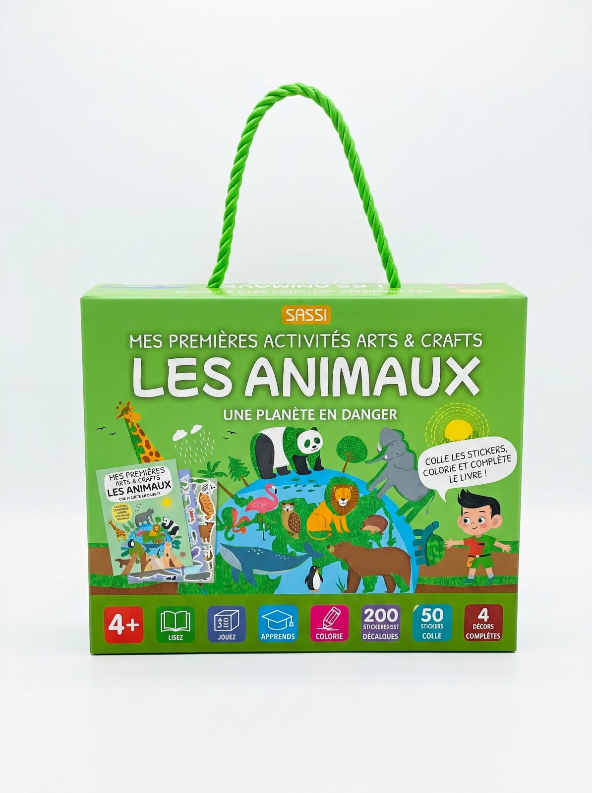 Coffret Créatif Sassi Animaux – Mes Premières Activités Arts & Crafts