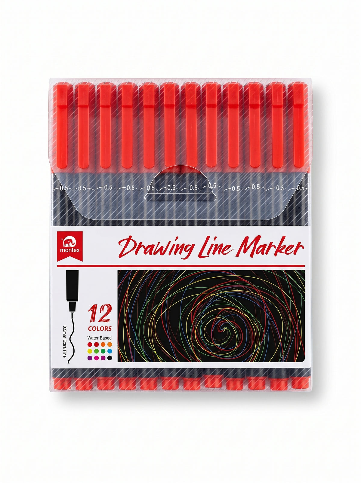 Stylos Feutres Pointe Fine Drawing Line Mobee (12 pcs)
