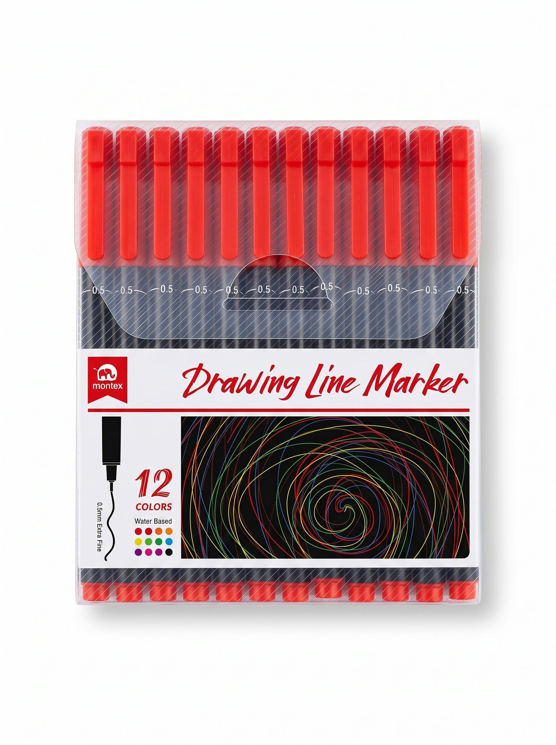 Stylos Feutres Pointe Fine Drawing Line Mobee (12 pcs)